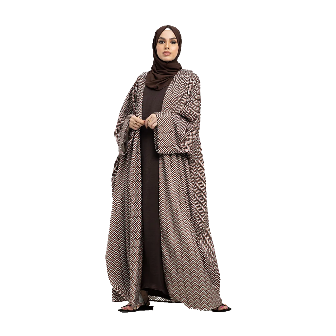 Satin Batwing Abaya