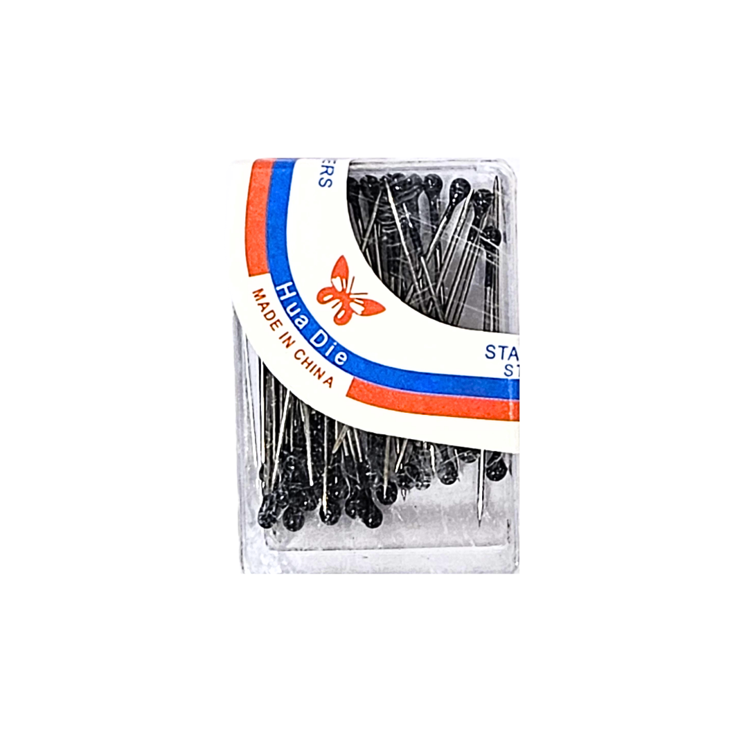 Dress Makers Pins Small Black 20pcs