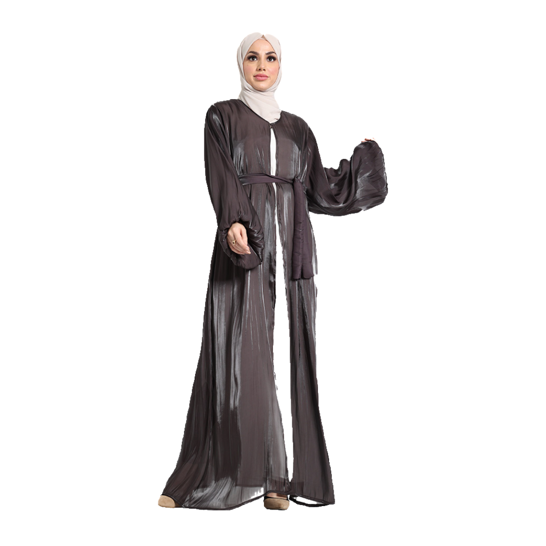 Organza Kimono Abaya (ZA235)