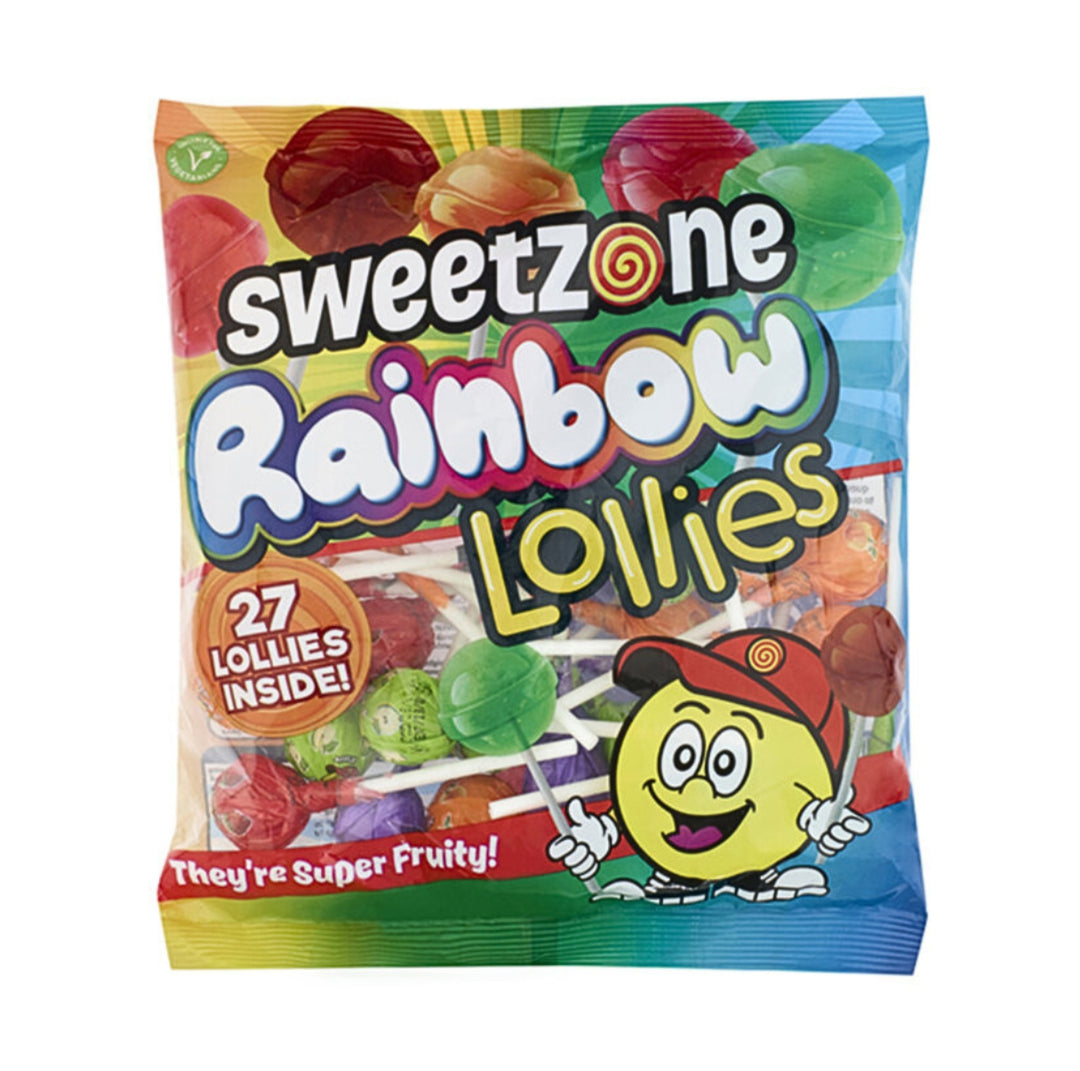 Sweetzone Rainbow Lollies 182g