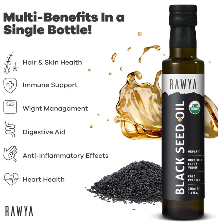 Organic Black Seed Oil 250ml