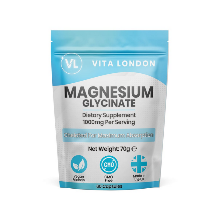 Magnesium Glycinate - 1000mg (60 Capsules)