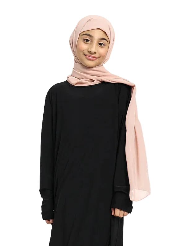 Black Inigo Girls Abaya