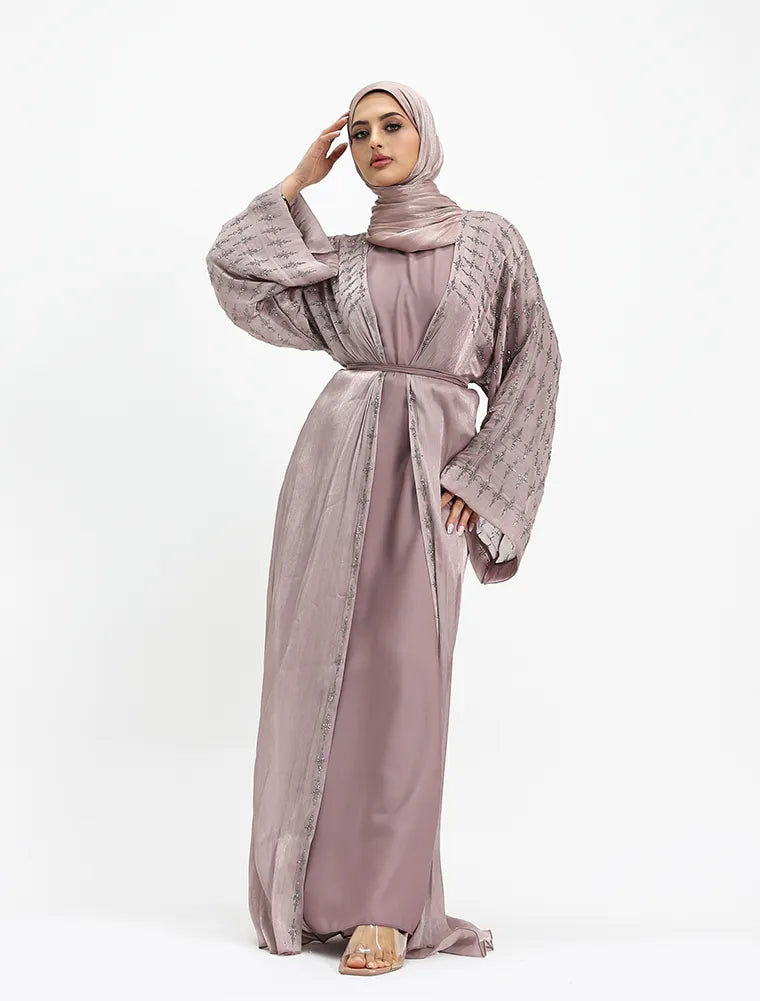 Rose Pink Dina Organza Batwing