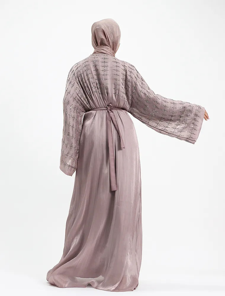 Rose Pink Dina Organza Batwing back