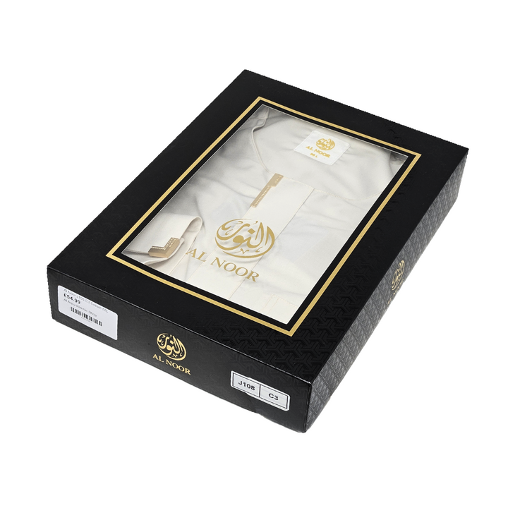 Al Noor J108 C3 Cream Thobe (Jubba)