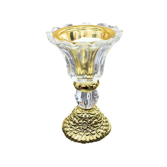 Luxury Gold Glass Bakhoor Stand