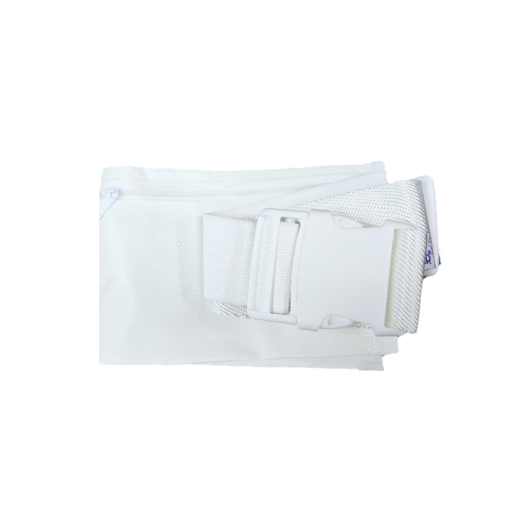 Ihram Belt White Leather