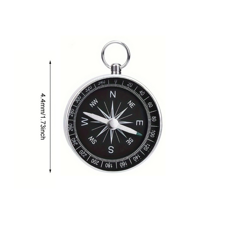 Aluminum Alloy Compass Keyring