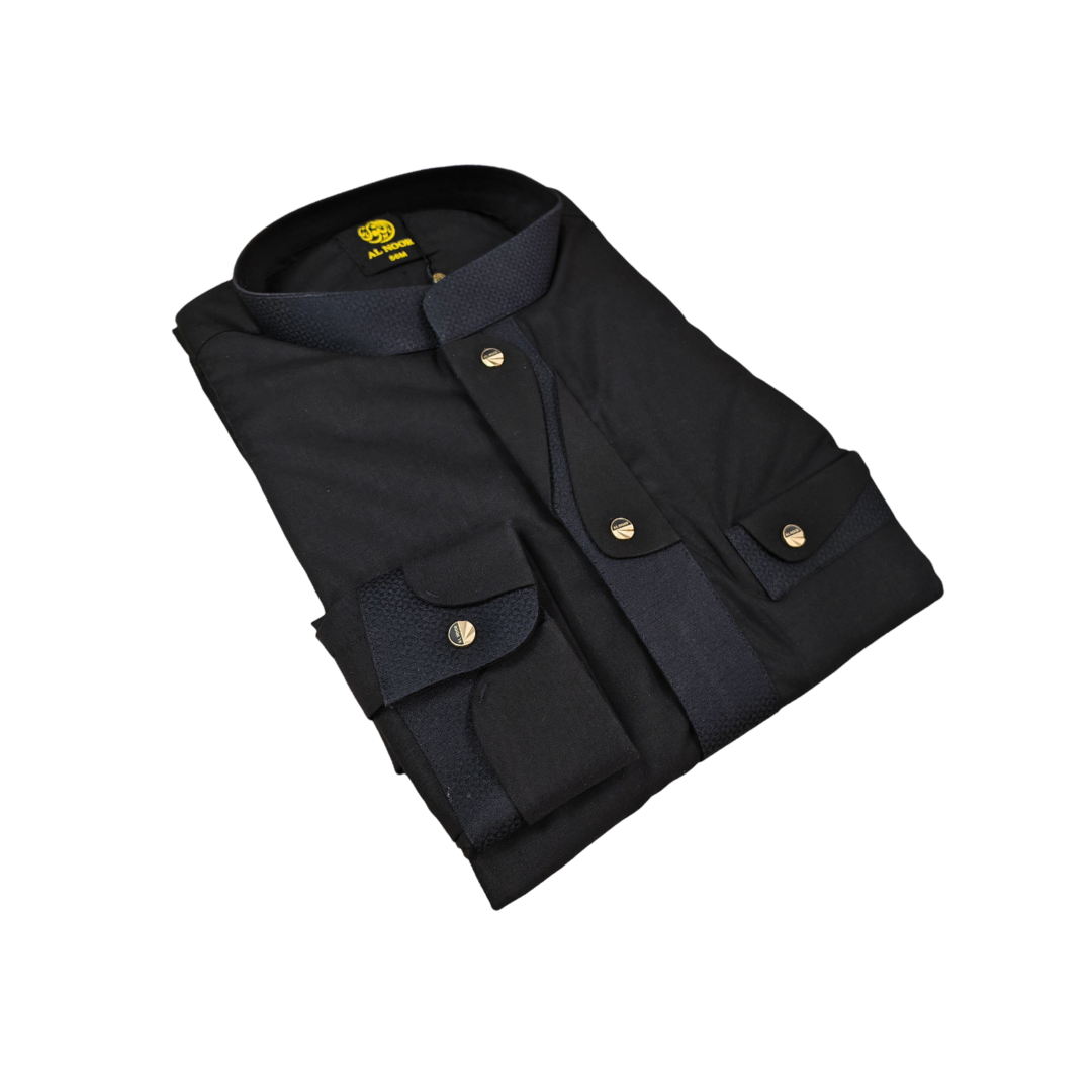 Al Noor J135 C2 Black Thobe (Jubba)