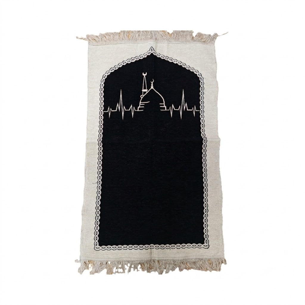Premium Soft Prayer Mat - Black