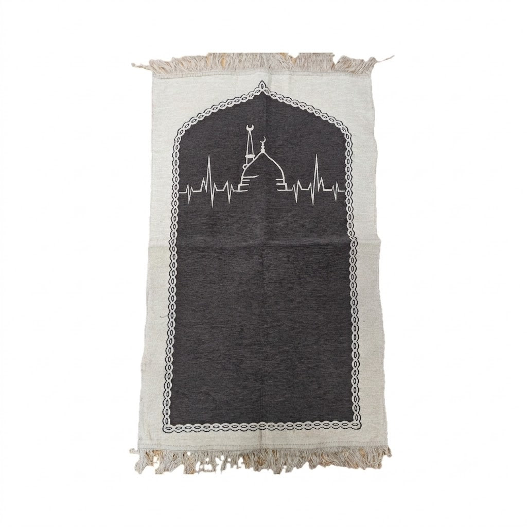 Premium Soft Prayer Mat - Grey