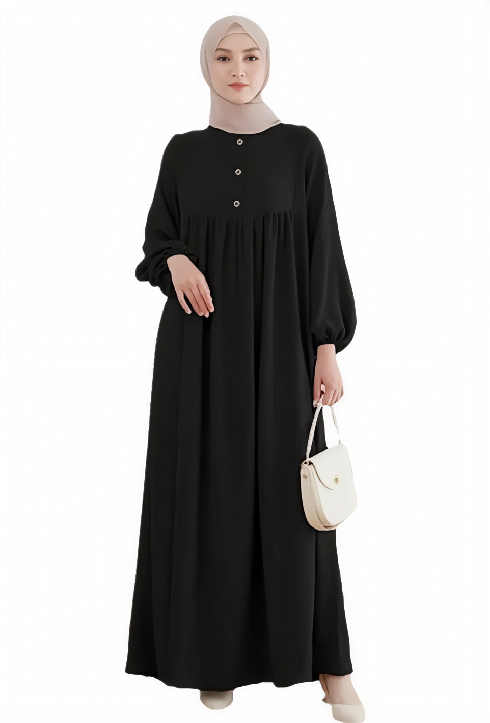 Zahra Dress Abaya One Size Black