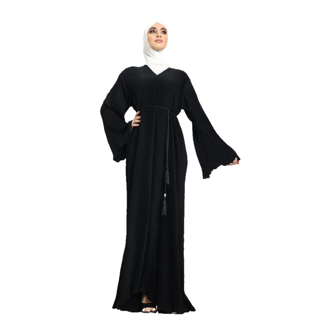 Pleated Abaya (ZA192)