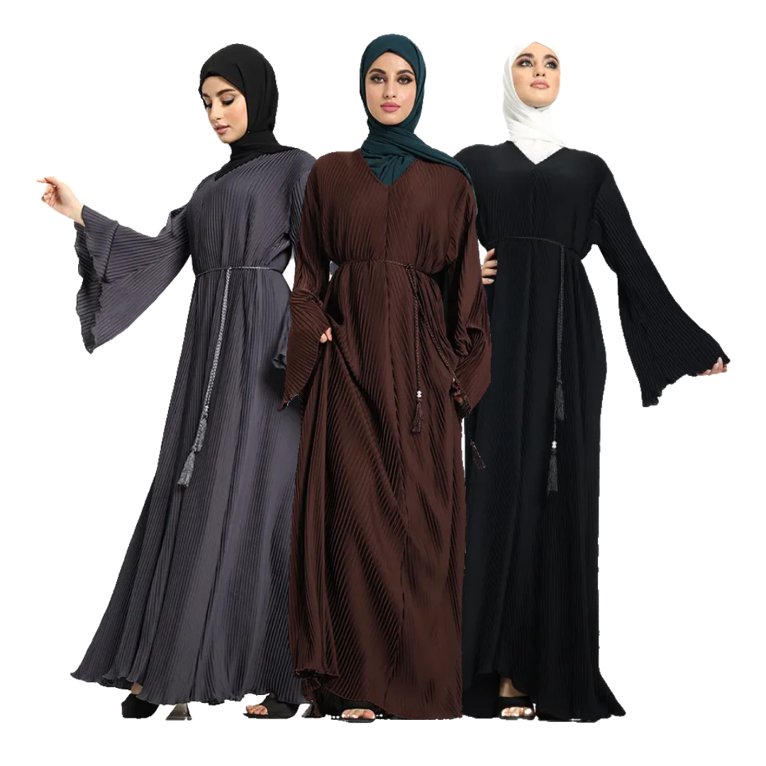 Pleated Abaya (ZA192)