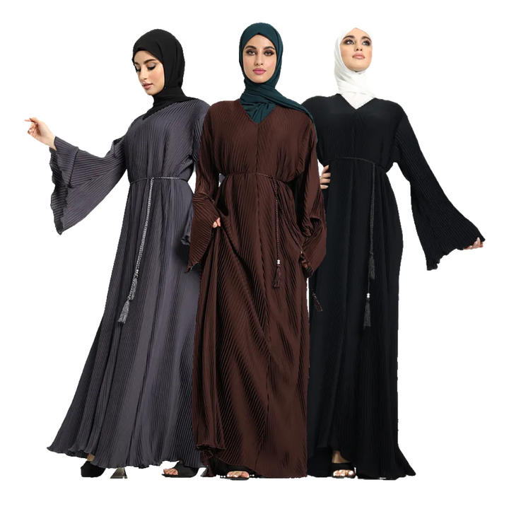 Pleated Abaya (ZA192)