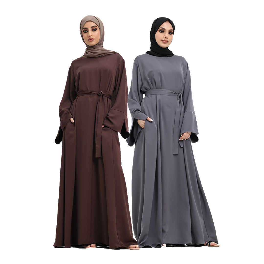 Split Cuff Abaya (ZA415)