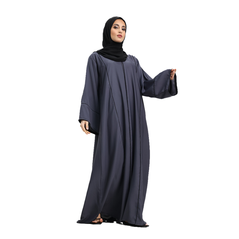 A-Line Piping Abaya