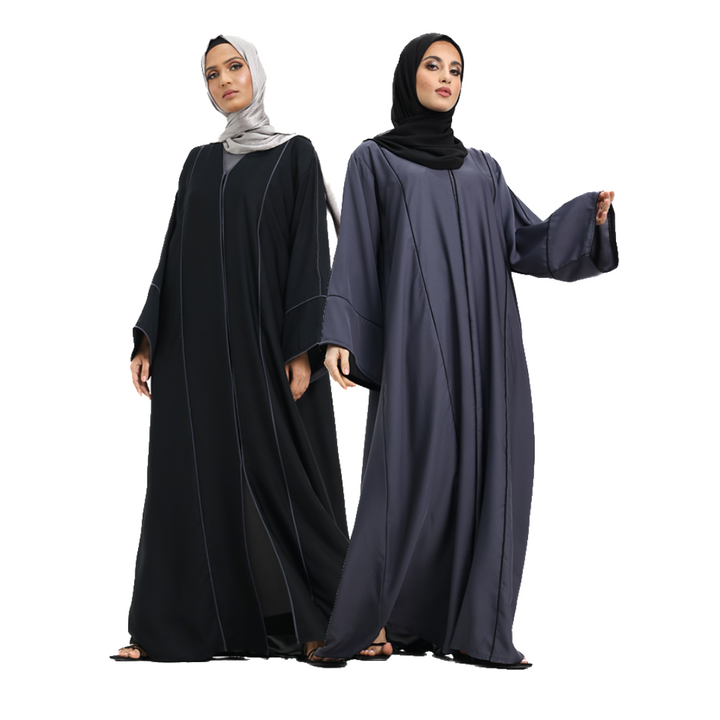 A-Line Piping Abaya luxury