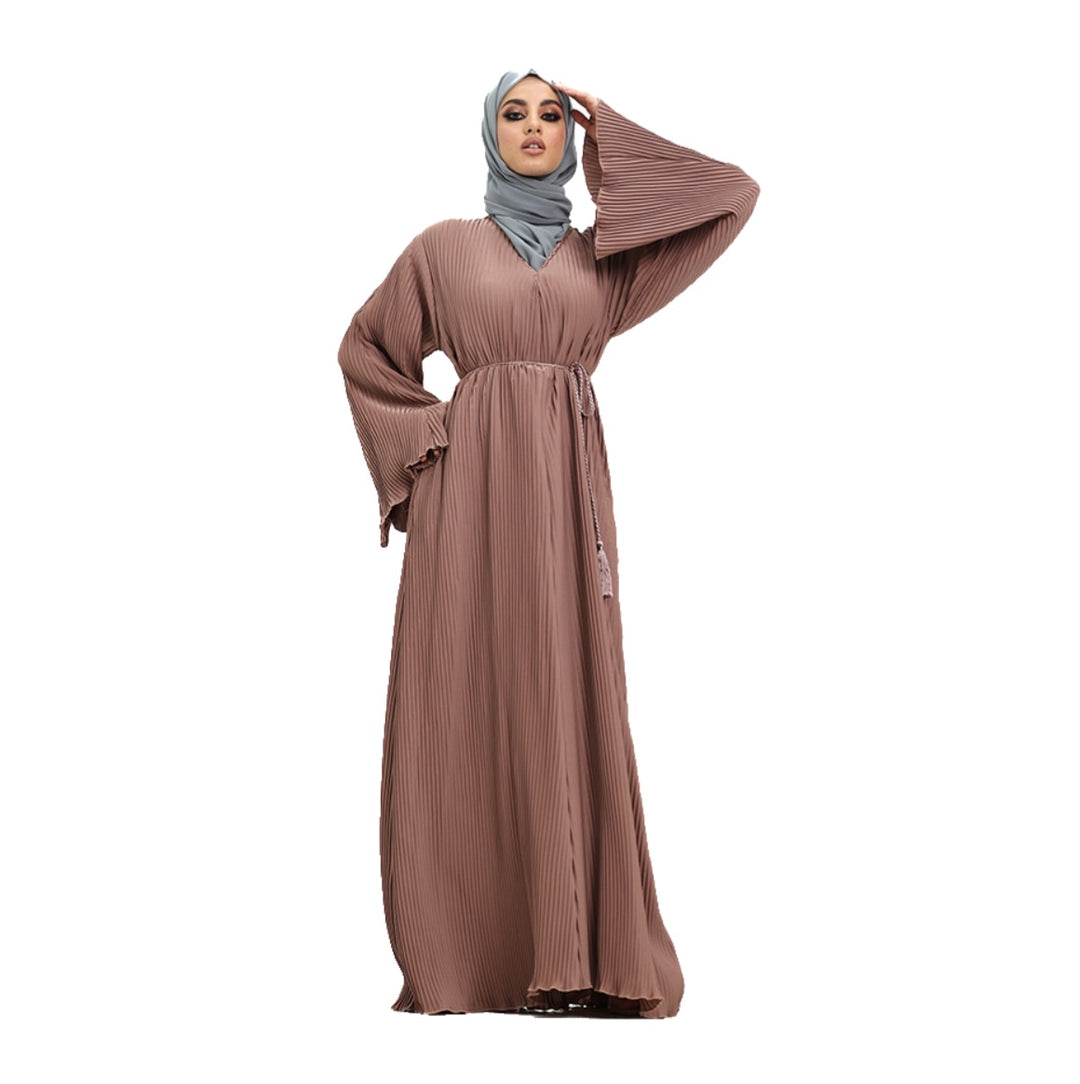 Pleated Abaya (ZA192)