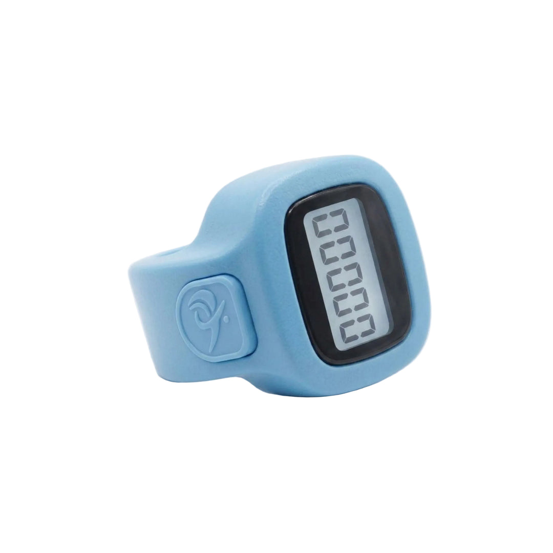 Modern Finger Tasbih Light Blue