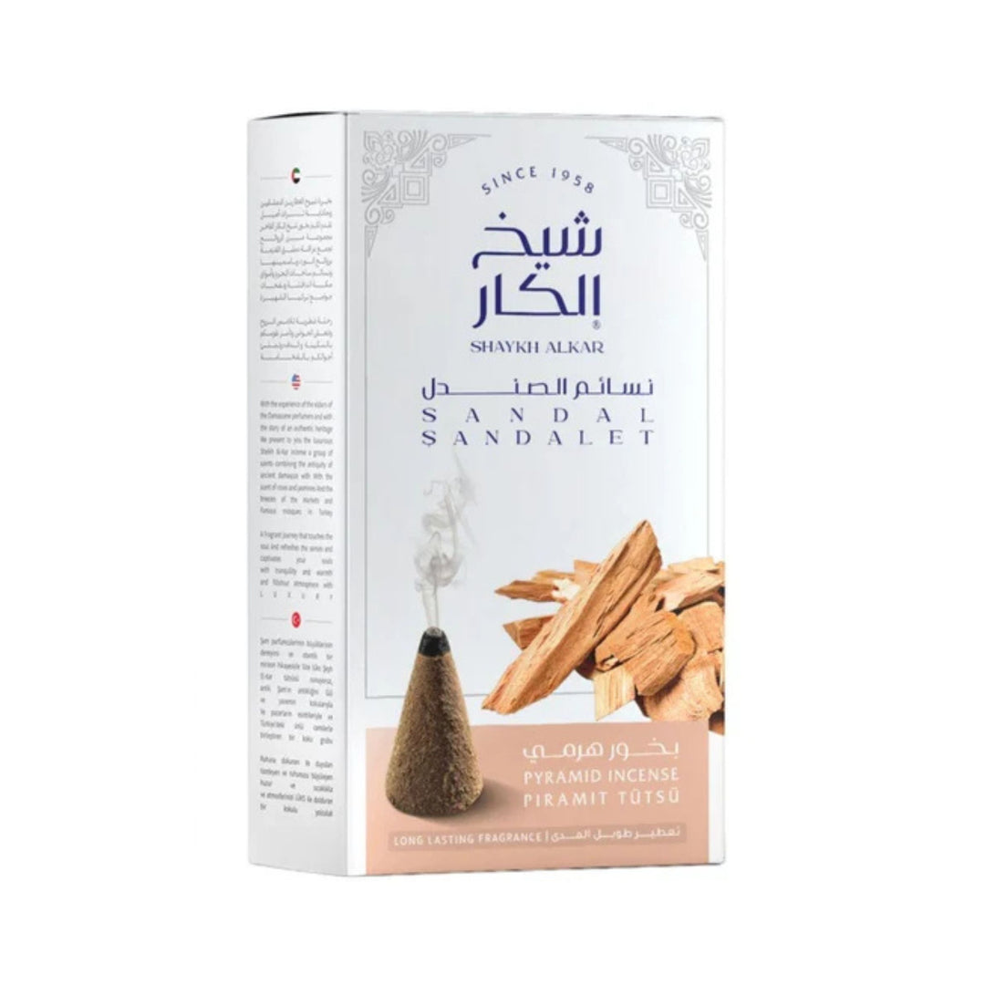 Premium Oud Cones with Holder - Sandal (12pc)