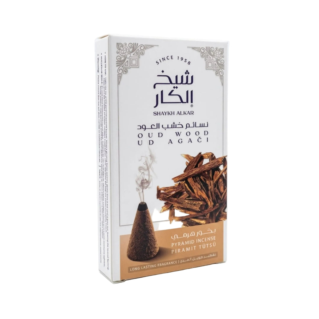 Premium Oud Cones with Holder - Oud Wood