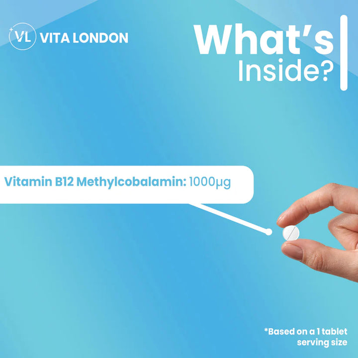 Vitamin B12 Methylcobalamin 1000ug (90 Micro Table