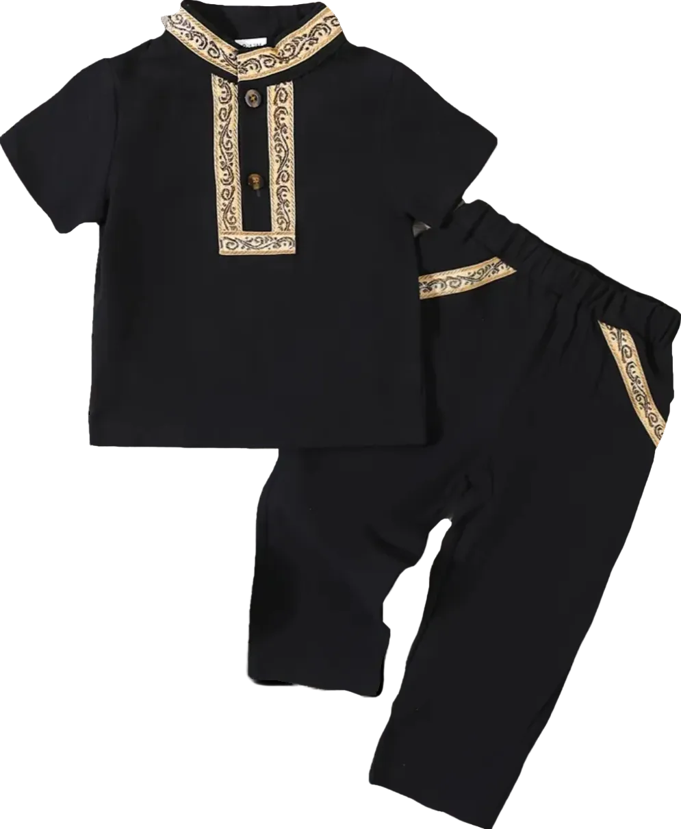 Little Midnight Prince Baby Outfit