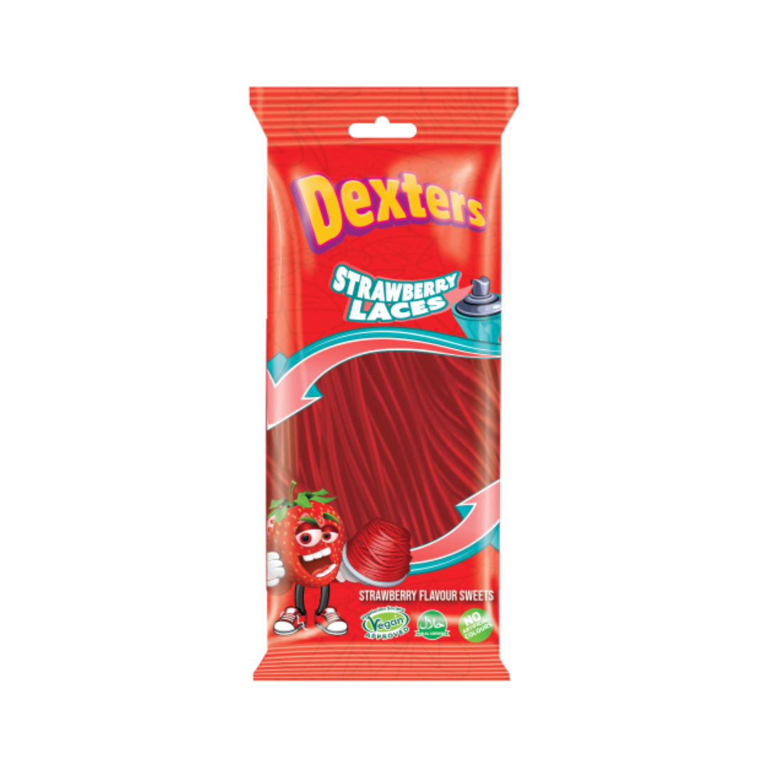 Dexters Strawberry Laces 180g