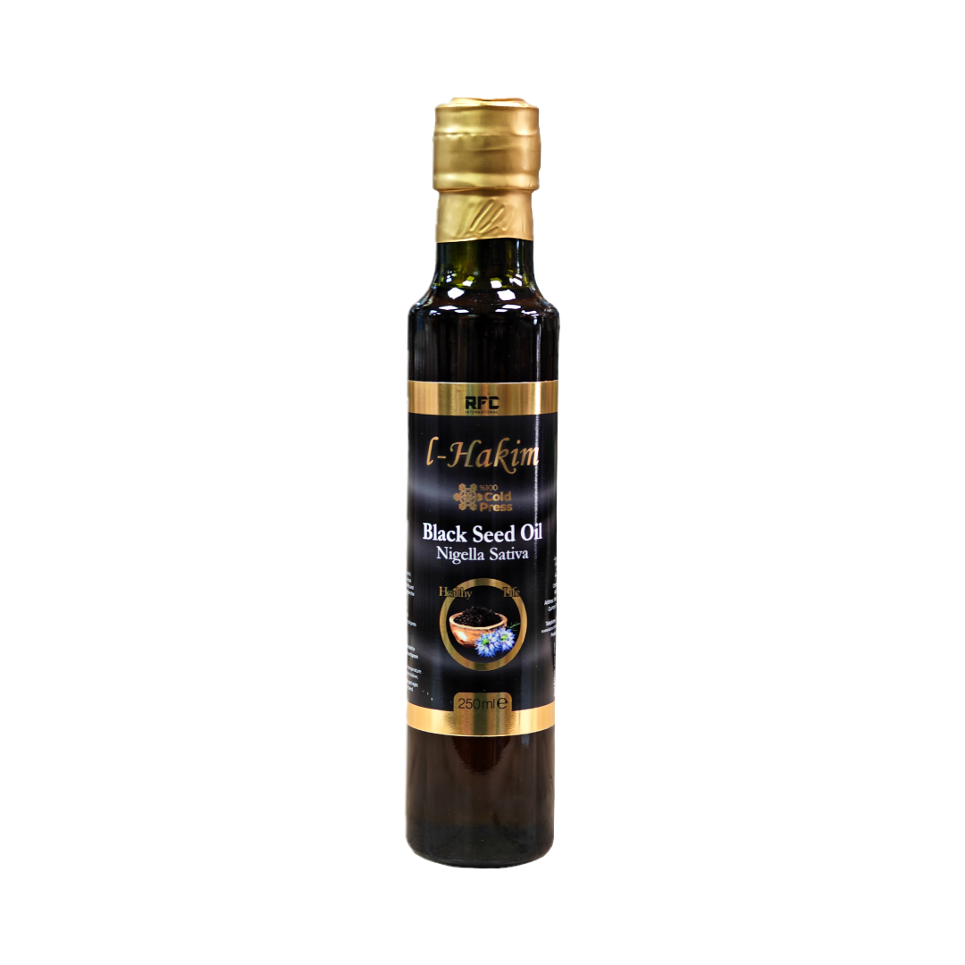 Black Seed Oil 250ml – 100% Pure Cold-Pressed – Al Hakim