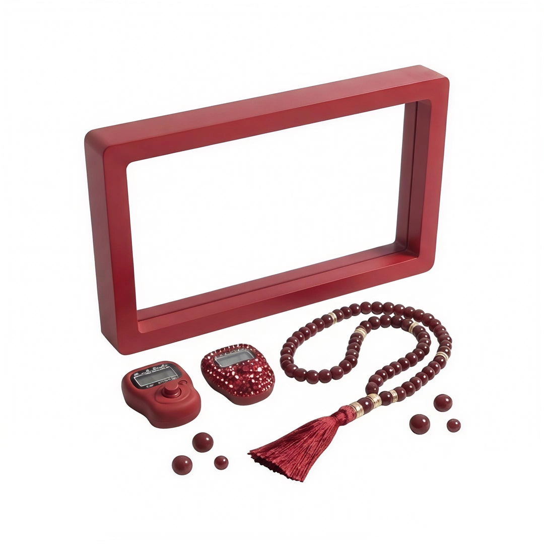 Tasbih Gift Set 3pcs - Red