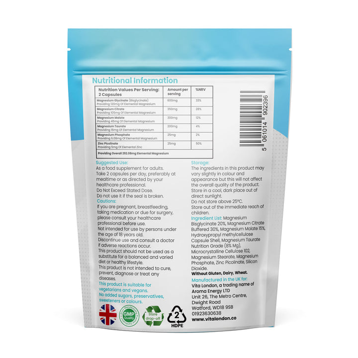 Advanced Magnesium – 6 in 1 Complex (60 Capsules)