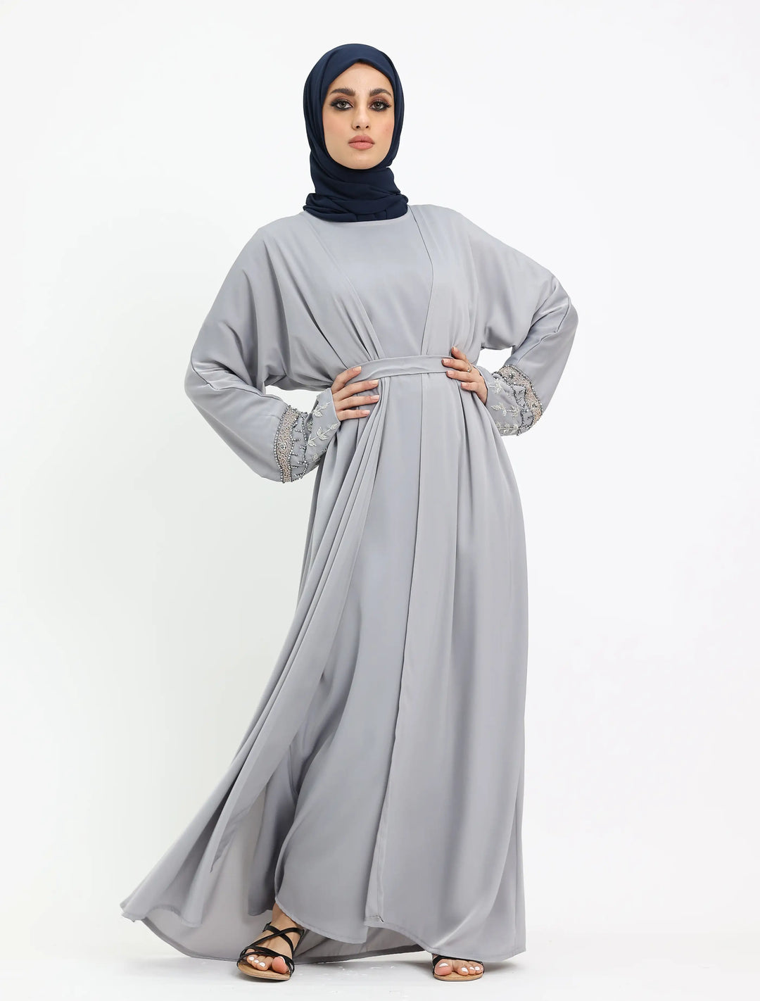 Blue 2 Piece Tuan Abaya