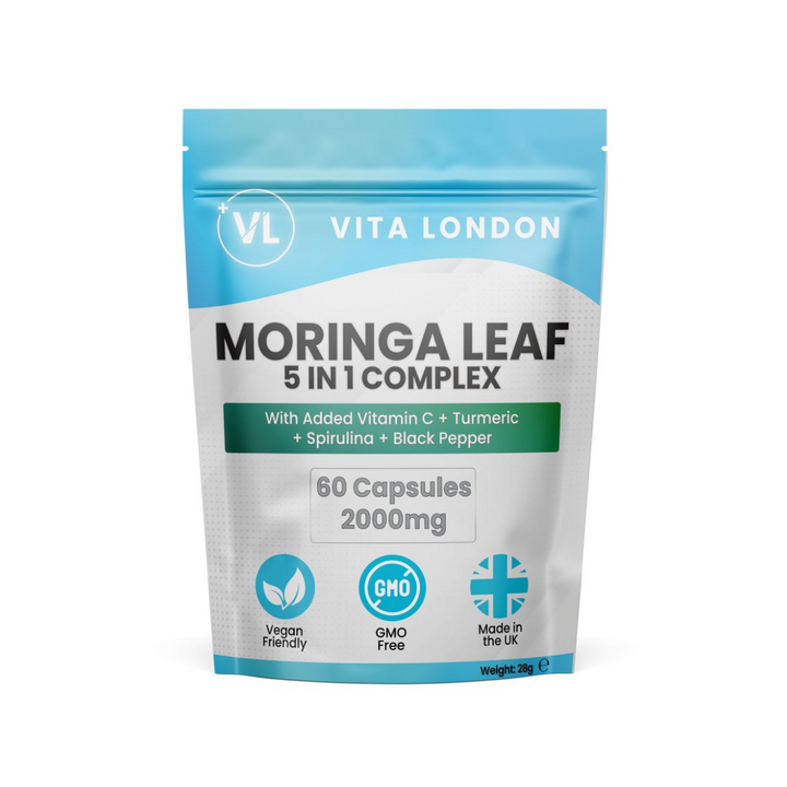 Moringa Leaf 5 in 1 Complex - 2000mg (60 Capsules)