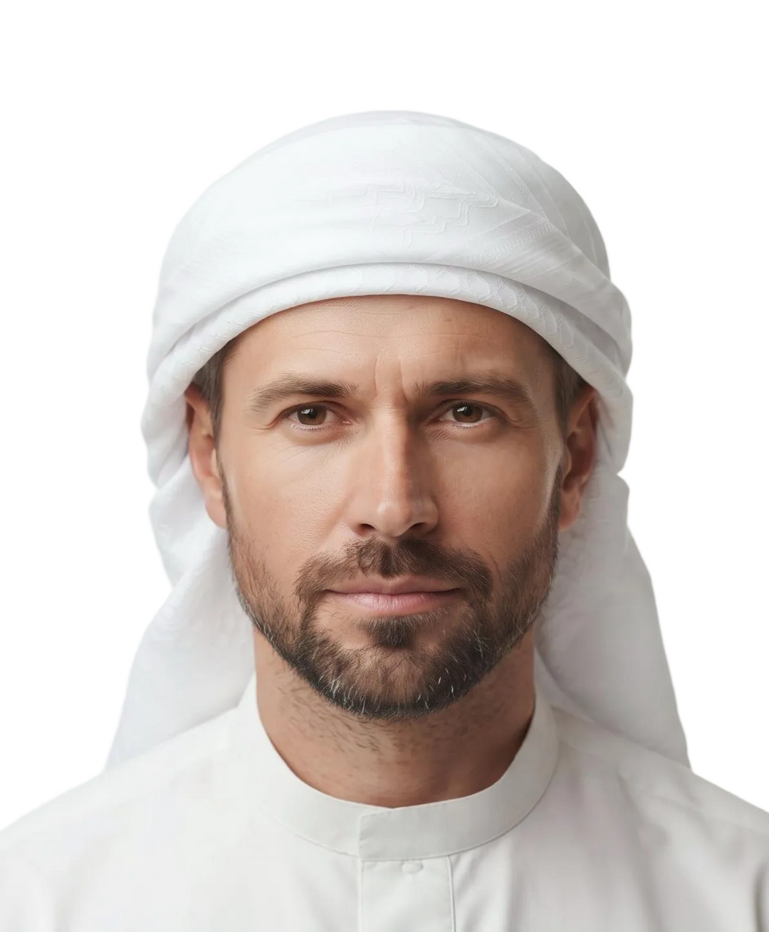 Yemeni Style Shemagh - White