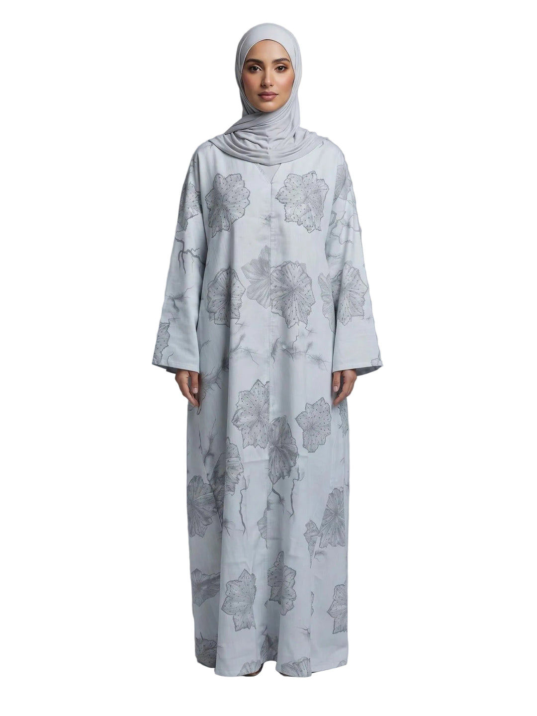 Frost Petal Abaya