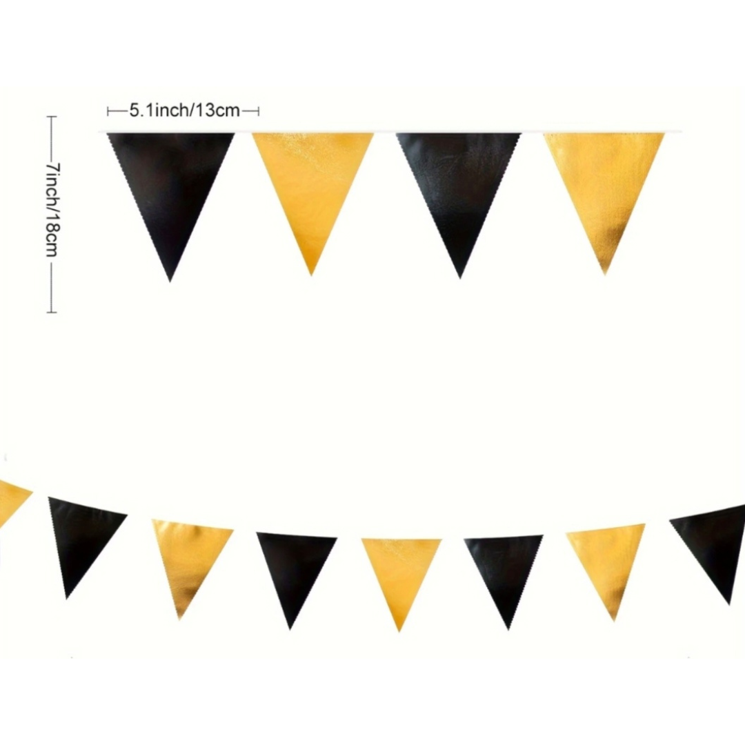 Black/Gold Bunting