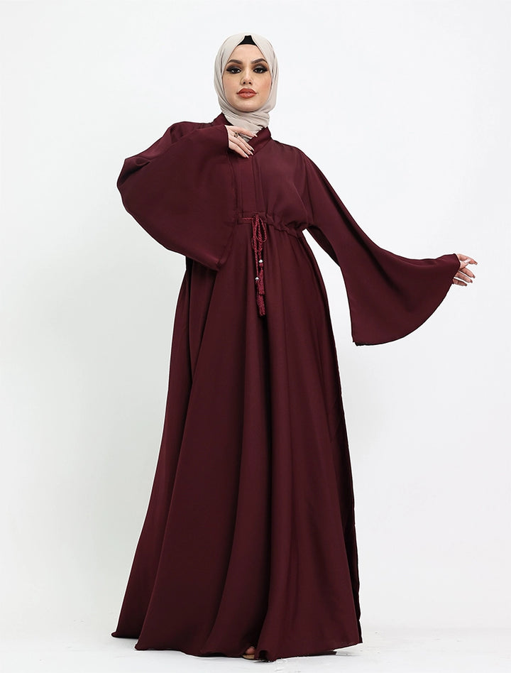 Maroon Salifah Abaya