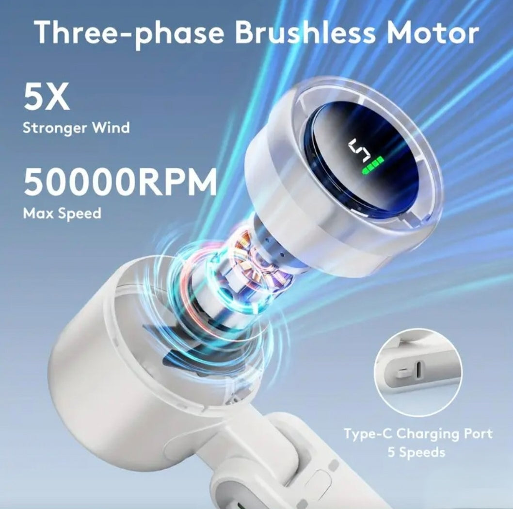 Rechargeable Handheld Turbo Fan