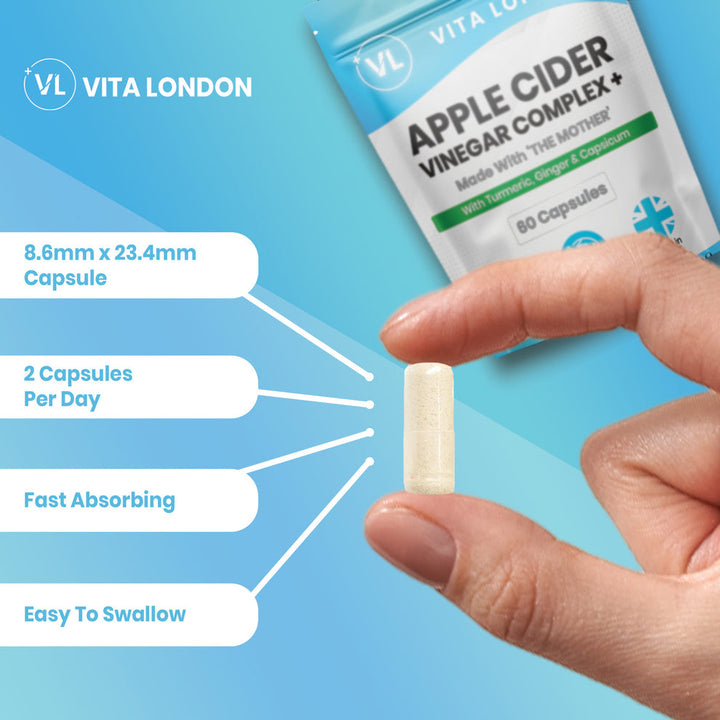 Apple Cider Vinegar Complex+ (60 Capsules)