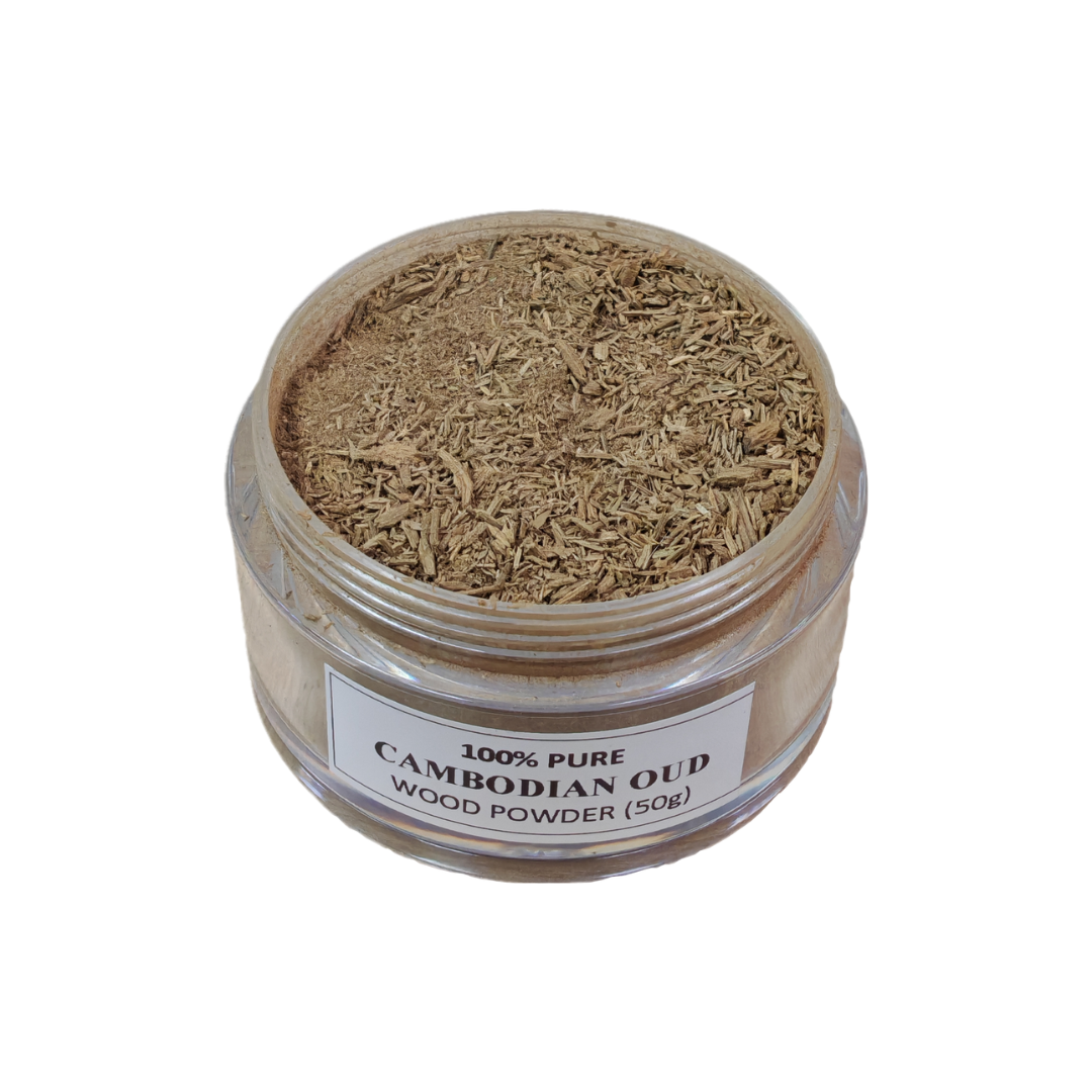 100% Pure Cambodian Oud Wood Powder 50g
