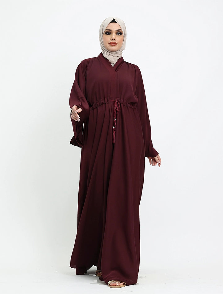 Maroon Salifah Abaya