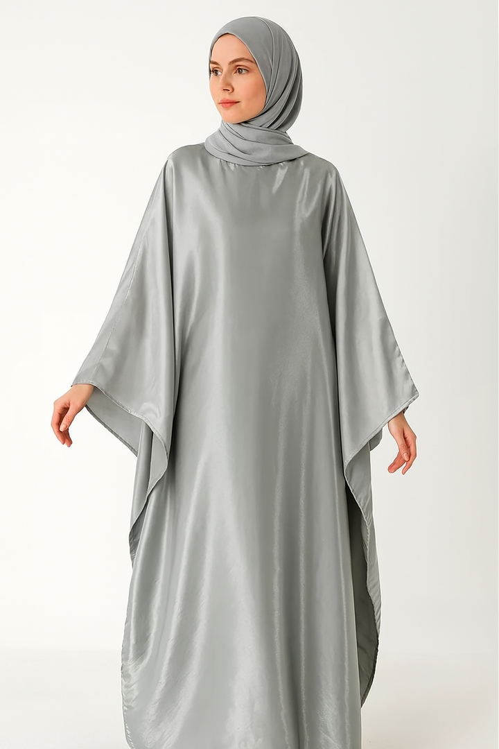 Shimmering Batwing Abaya One Size