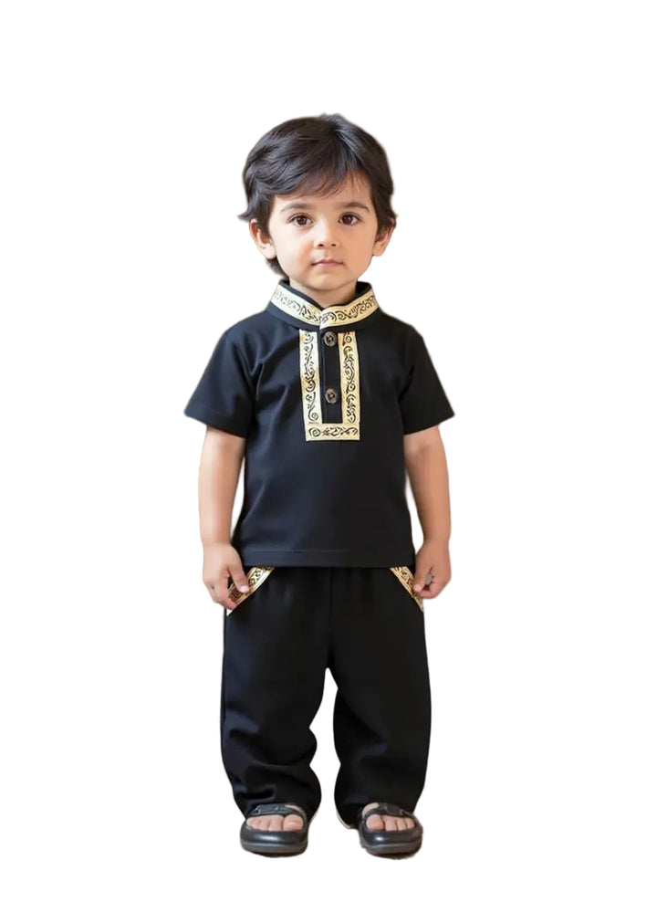 Little Midnight Prince Baby Outfit