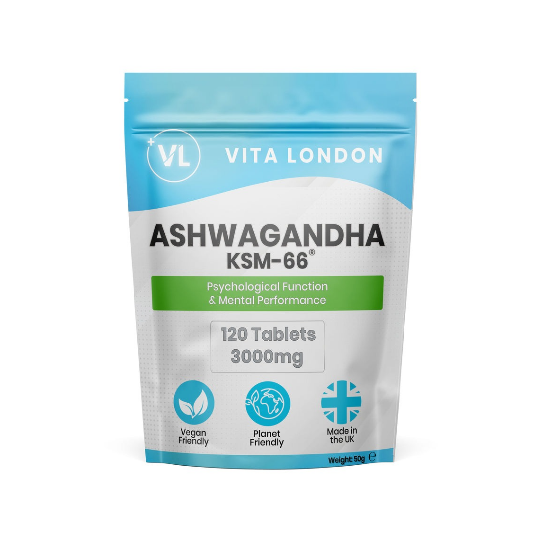 Ashwagandha KSM-66 3000mg (120 Tablets)