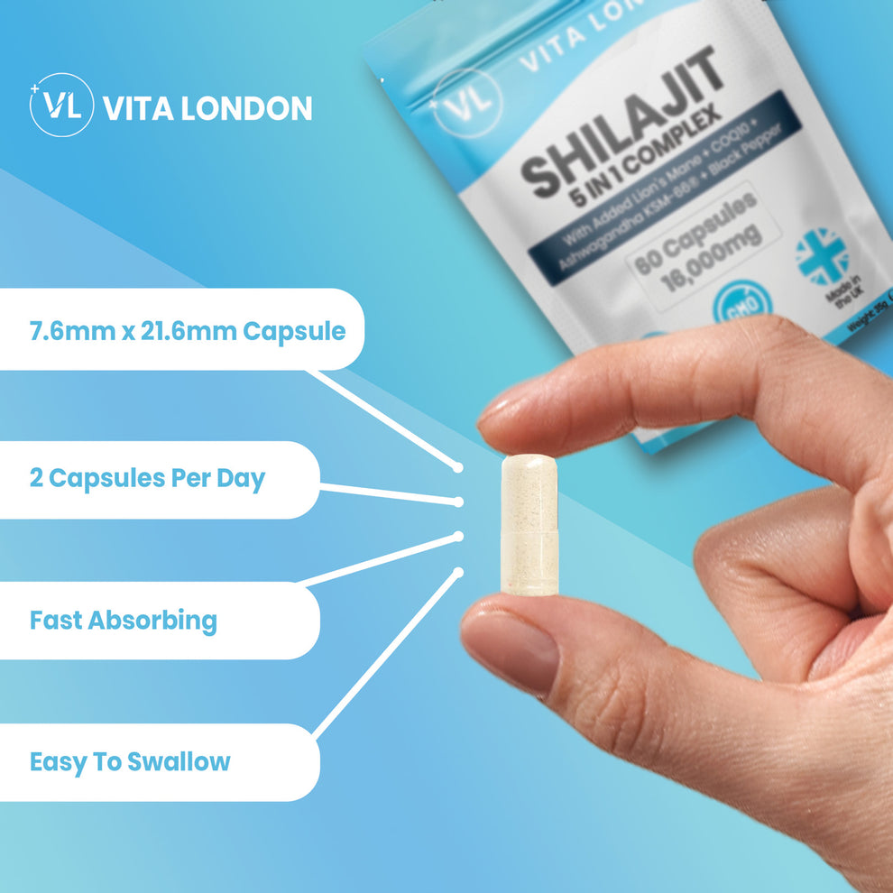 Shilajit 5 in 1 Complex - 16000mg (60 Capsules)