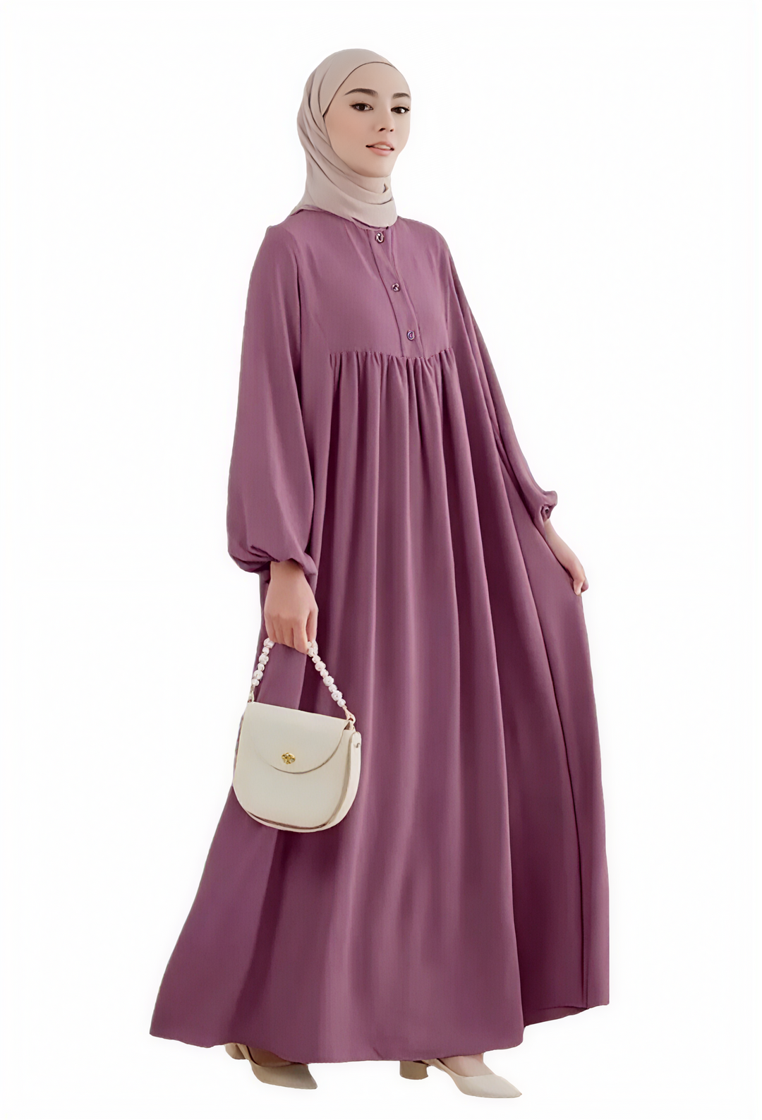 Zahra Dress Abaya One Size Purple