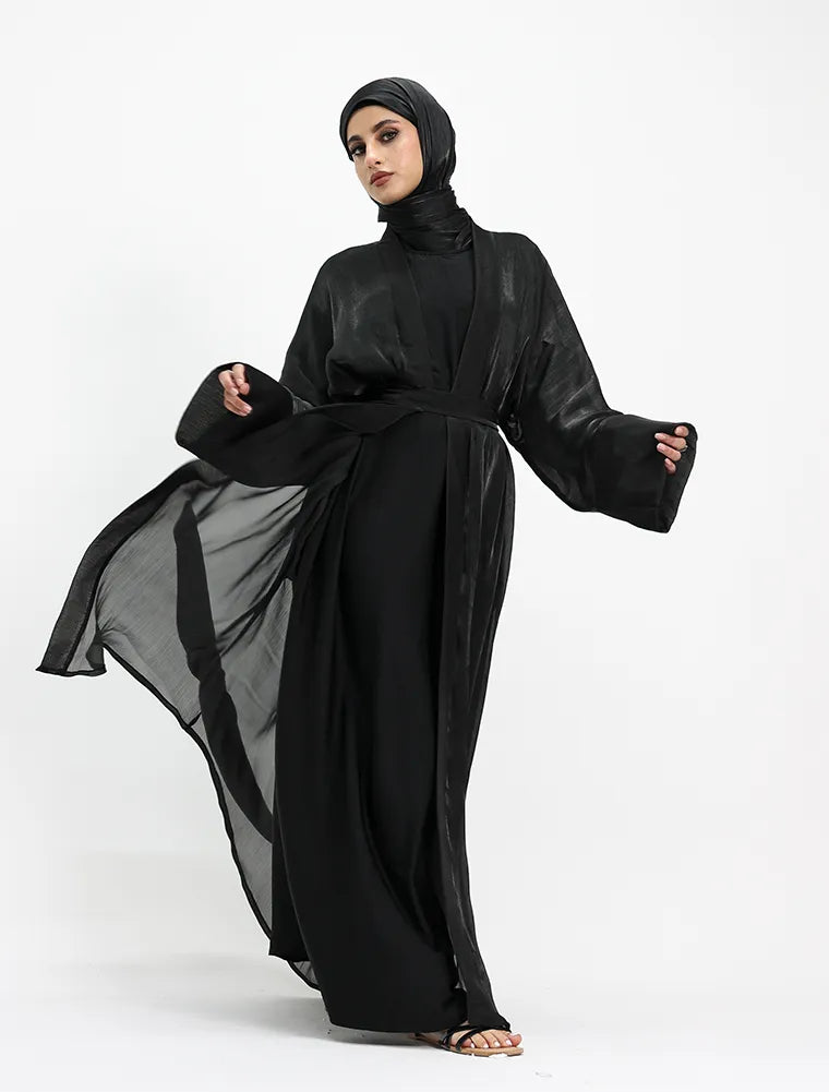 Organza Simple 2 Piece Black