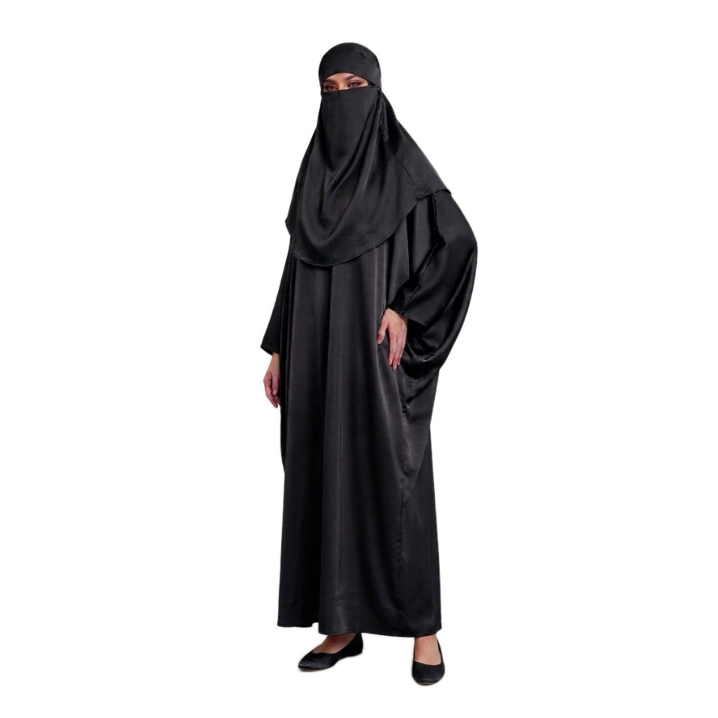 Premium Nida Abaya - Black